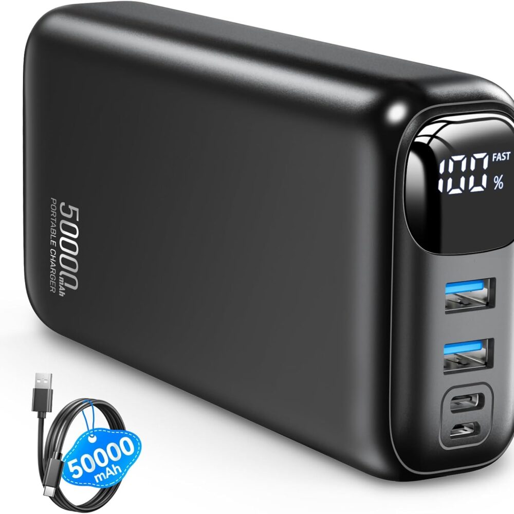 OHOVIV Portable Charger Power Bank 50000mAh,PD 22.5W Battery Pack